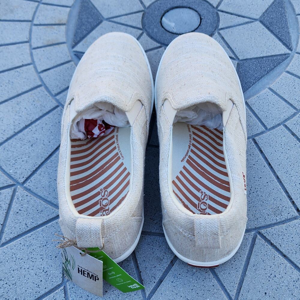 Taos Dandy Hemp Vegan Slip On Canvas Sneakers 9 - Picture 5 of 13